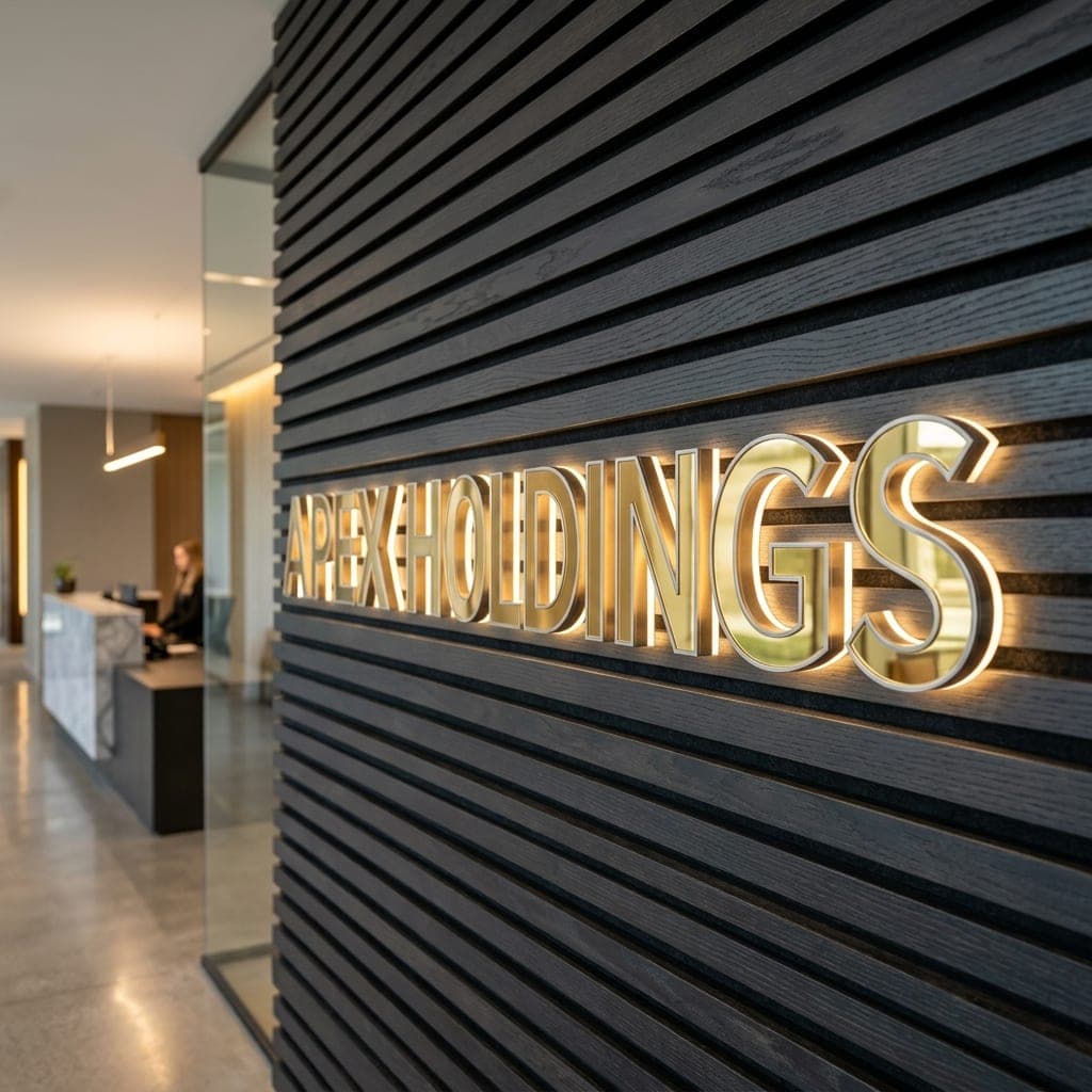 Architectural Acrylic 3D Floating & Backlit LED Light Boards