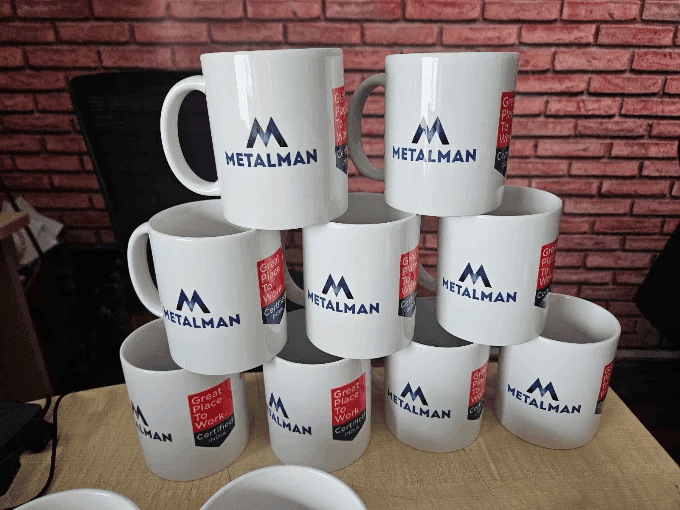 Corporate Mugs Production Batch