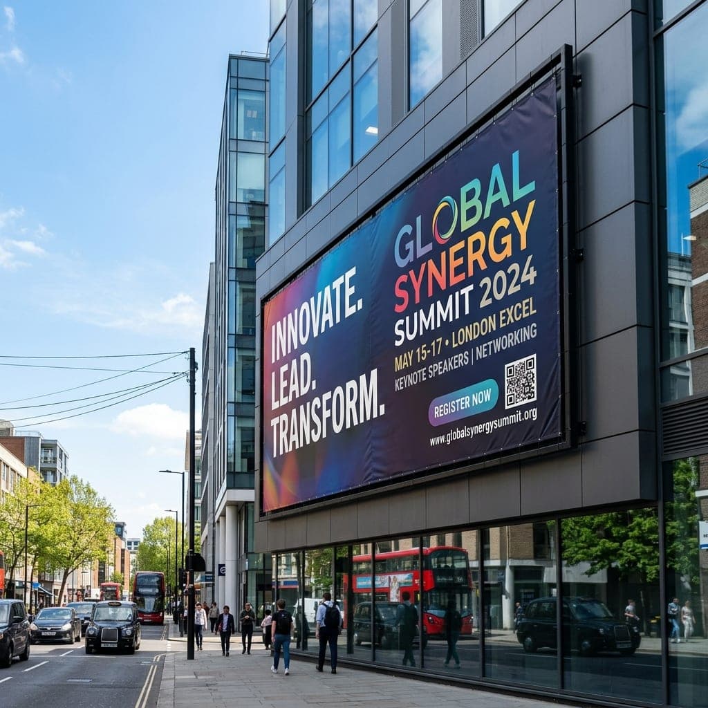 Large Format Outdoor Flex Banners & Building Hoardings